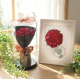 ミニチュアブーケ12+アフターブーケ　フレンチSのセット